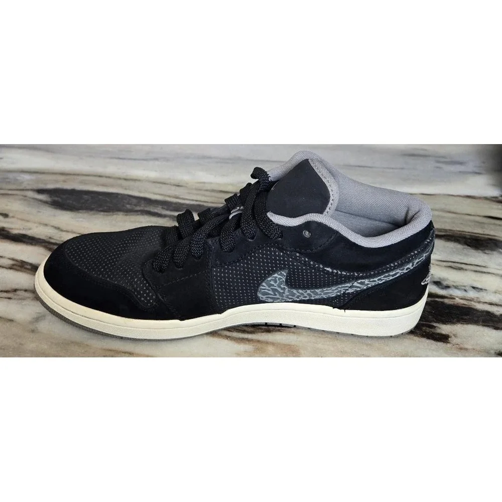 Size 12 - Air Jordan 1 Phat‎ Low Black Charcoal